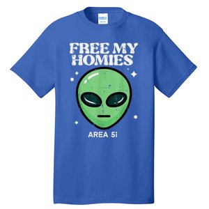 Alien Free My Homies Area 51 Funny Ufo Tall T-Shirt