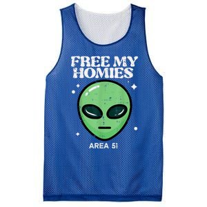 Alien Free My Homies Area 51 Funny Ufo Mesh Reversible Basketball Jersey Tank