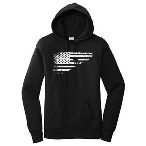 American Flag Mtb Mountain Bike Apparel Mountain Bike Women's Pullover Hoodie