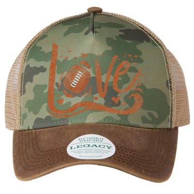 American Football Mom American Football Lover Legacy Tie Dye Trucker Hat