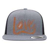 American Football Mom American Football Lover Flat Bill Trucker Hat