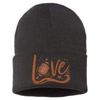 American Football Mom American Football Lover Sustainable Knit Beanie