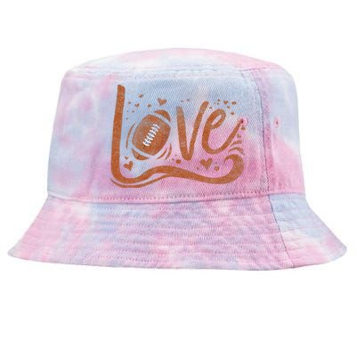 American Football Mom American Football Lover Tie-Dyed Bucket Hat