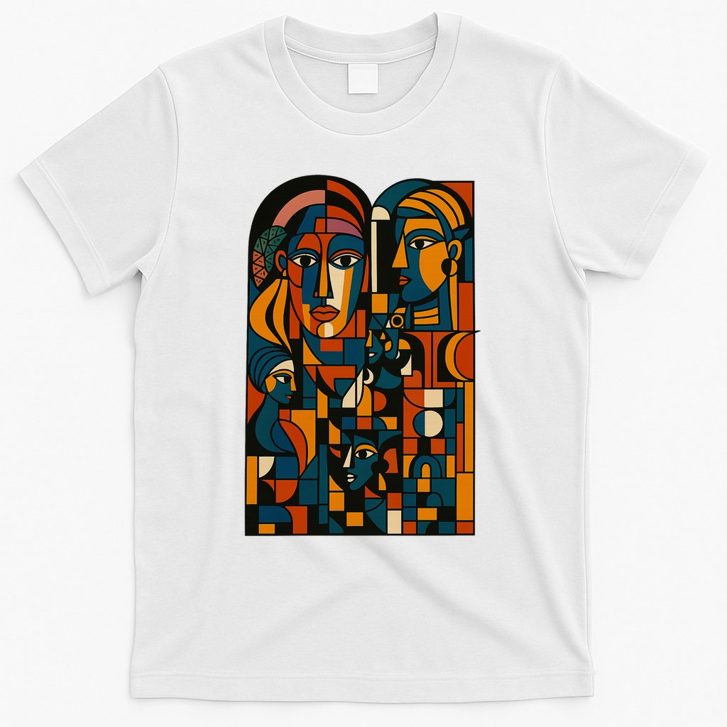 Abstract Faces Montage  T-Shirt