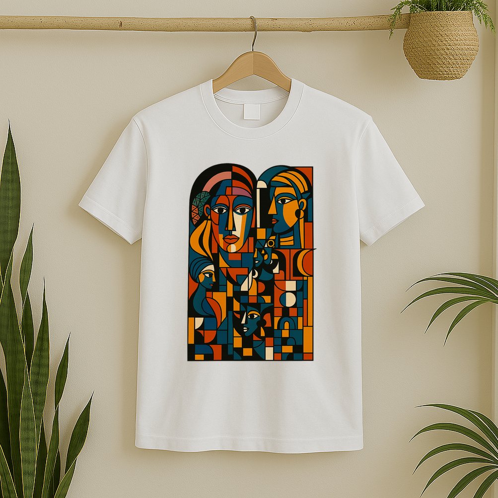 Abstract Faces Montage  T-Shirt