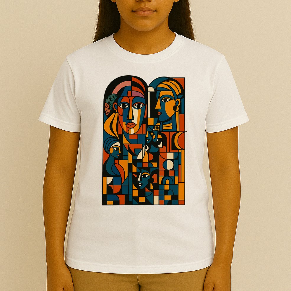 Abstract Faces Montage  T-Shirt
