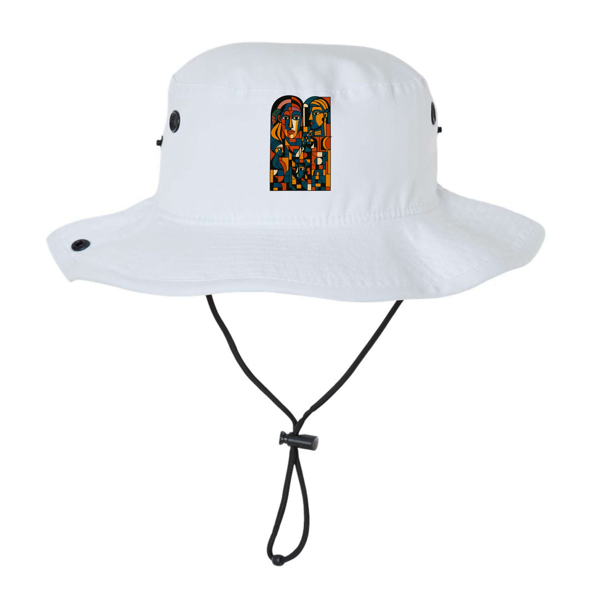 Abstract Faces Montage  Bucket Hat