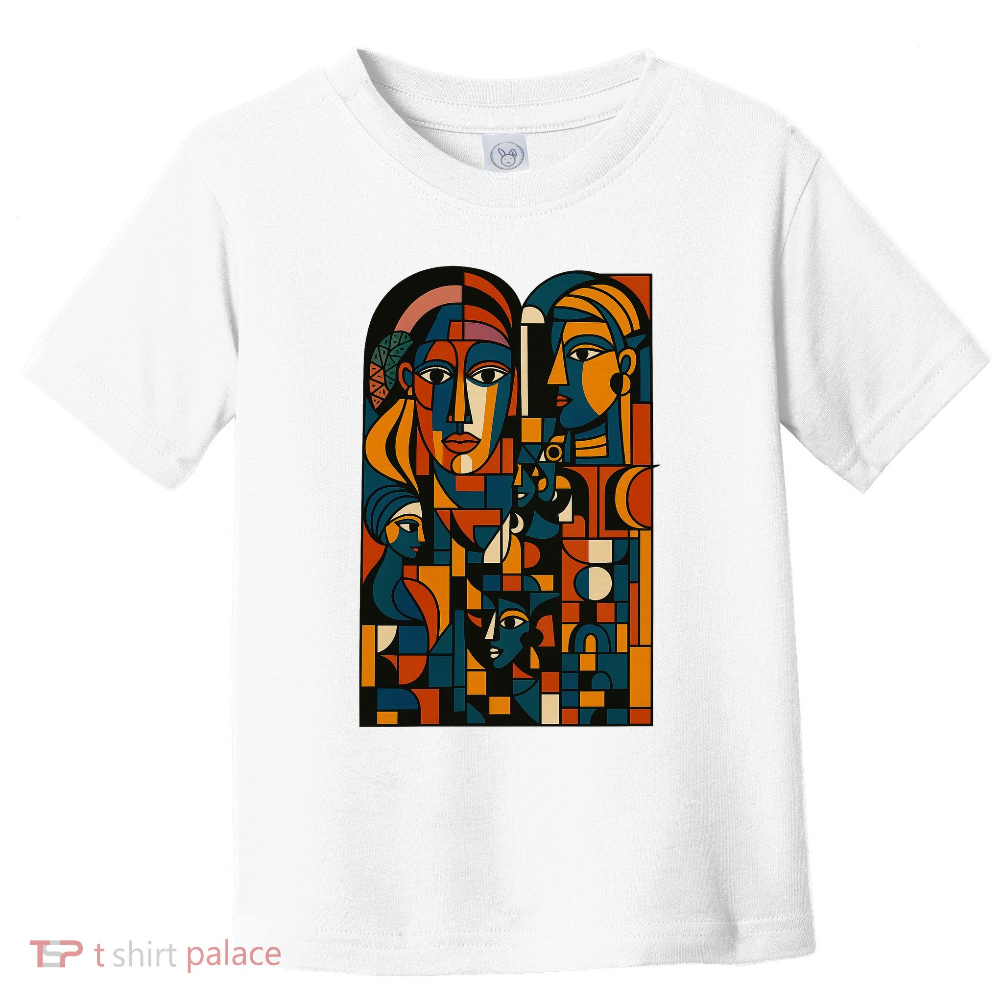 Abstract Faces Montage  Toddler T-Shirt