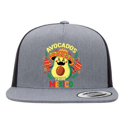 Avocados From Mexicvo Flat Bill Trucker Hat