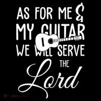 As For Me And My Guitar We Will Serve The Lord Sustainable Bucket Hat