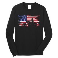 American Flag Motorcycle Apparel Motorcycle Long Sleeve Shirt