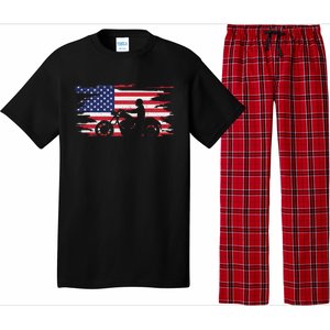 American Flag Motorcycle Apparel Motorcycle Pajama Set