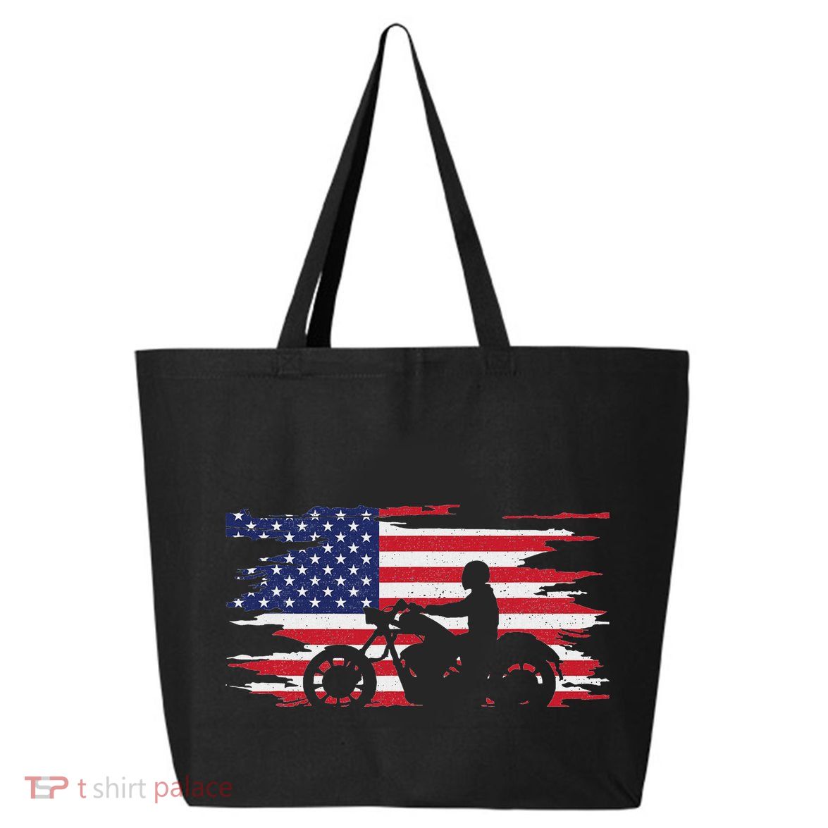 American Flag Motorcycle Apparel Motorcycle 25L Jumbo Tote