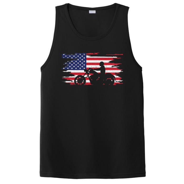 American Flag Motorcycle Apparel Motorcycle PosiCharge Competitor Tank