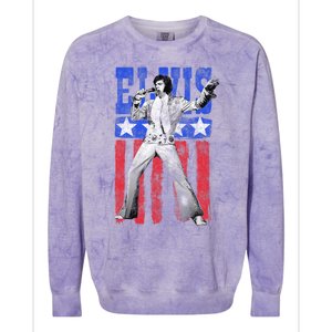 American Flag Man Colorblast Crewneck Sweatshirt