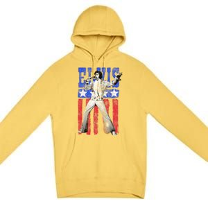 American Flag Man Premium Pullover Hoodie