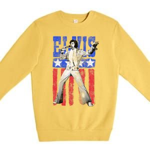 American Flag Man Premium Crewneck Sweatshirt