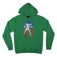 American Flag Man Tall Hoodie