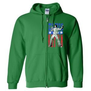 American Flag Man Full Zip Hoodie