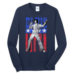 American Flag Man Tall Long Sleeve T-Shirt