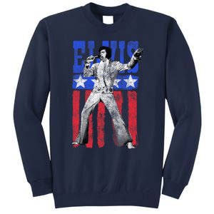 American Flag Man Tall Sweatshirt