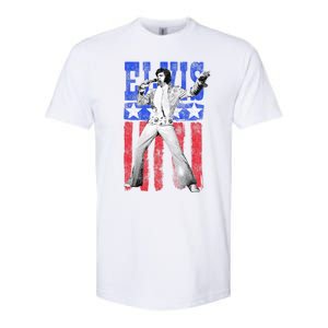 American Flag Man Softstyle CVC T-Shirt