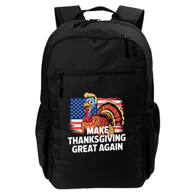American Flag Make Thanksgiving Great Again Trump Turkey Gift Backpack