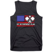 american flag My Retirement Plan Pickleball Lover Tank Top