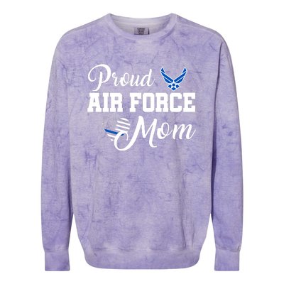 Air Force Mom Colorblast Crewneck Sweatshirt