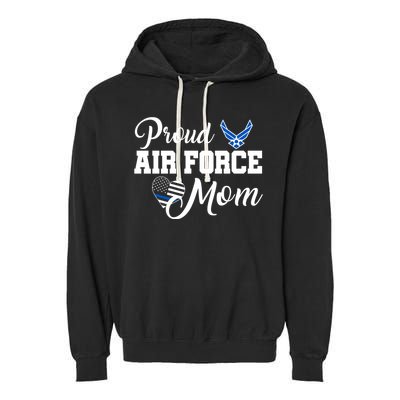 Air Force Mom Garment-Dyed Fleece Hoodie