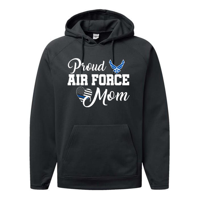 Air Force Mom Performance Fleece Hoodie