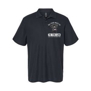 All Food Must Go To The Lab For Testing Funny Labrador Softstyle Adult Sport Polo