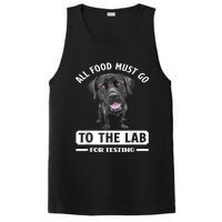 All Food Must Go To The Lab For Testing Funny Labrador PosiCharge Competitor Tank