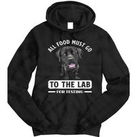 All Food Must Go To The Lab For Testing Funny Labrador Tie Dye Hoodie