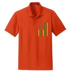 American Flag Mardi Gras Tshirt Mardi Gras Crawfish Dry Zone Grid Polo