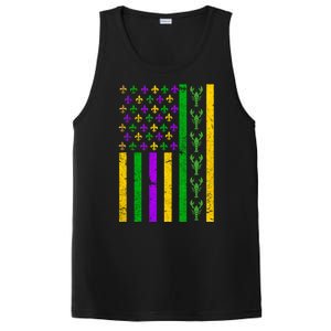 American Flag Mardi Gras Tshirt Mardi Gras Crawfish PosiCharge Competitor Tank