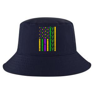 American Flag Mardi Gras Tshirt Mardi Gras Crawfish Cool Comfort Performance Bucket Hat