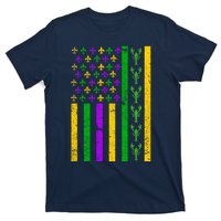 American Flag Mardi Gras Tshirt Mardi Gras Crawfish T-Shirt