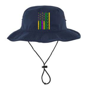 American Flag Mardi Gras Tshirt Mardi Gras Crawfish Legacy Cool Fit Booney Bucket Hat