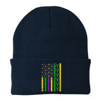 American Flag Mardi Gras Tshirt Mardi Gras Crawfish Knit Cap Winter Beanie