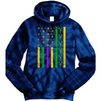 American Flag Mardi Gras Tshirt Mardi Gras Crawfish Tie Dye Hoodie