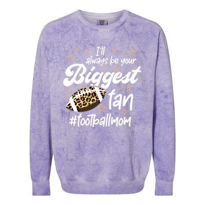 American Football Mom Fan Support American Football Gift Colorblast Crewneck Sweatshirt