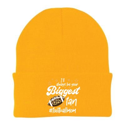 American Football Mom Fan Support American Football Gift Knit Cap Winter Beanie