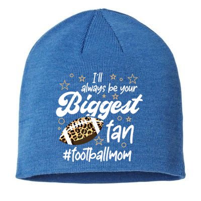 American Football Mom Fan Support American Football Gift Sustainable Beanie