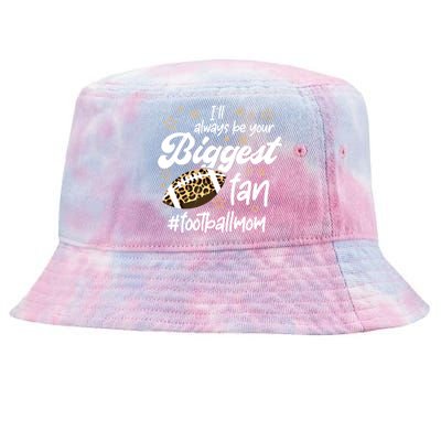 American Football Mom Fan Support American Football Gift Tie-Dyed Bucket Hat