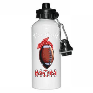 American Football Mom Football Mother Mothers Day Idea Gift Aluminum Water Bottle