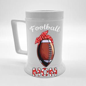 American Football Mom Football Mother Mothers Day Idea Gift Beer Stein