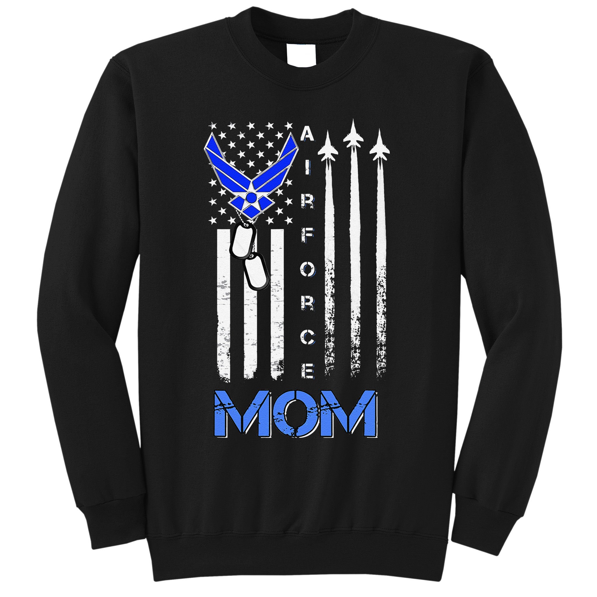 Air Force Mom, USAF Mom Tee, Women's Day Gift Veteran Sweatshirt
