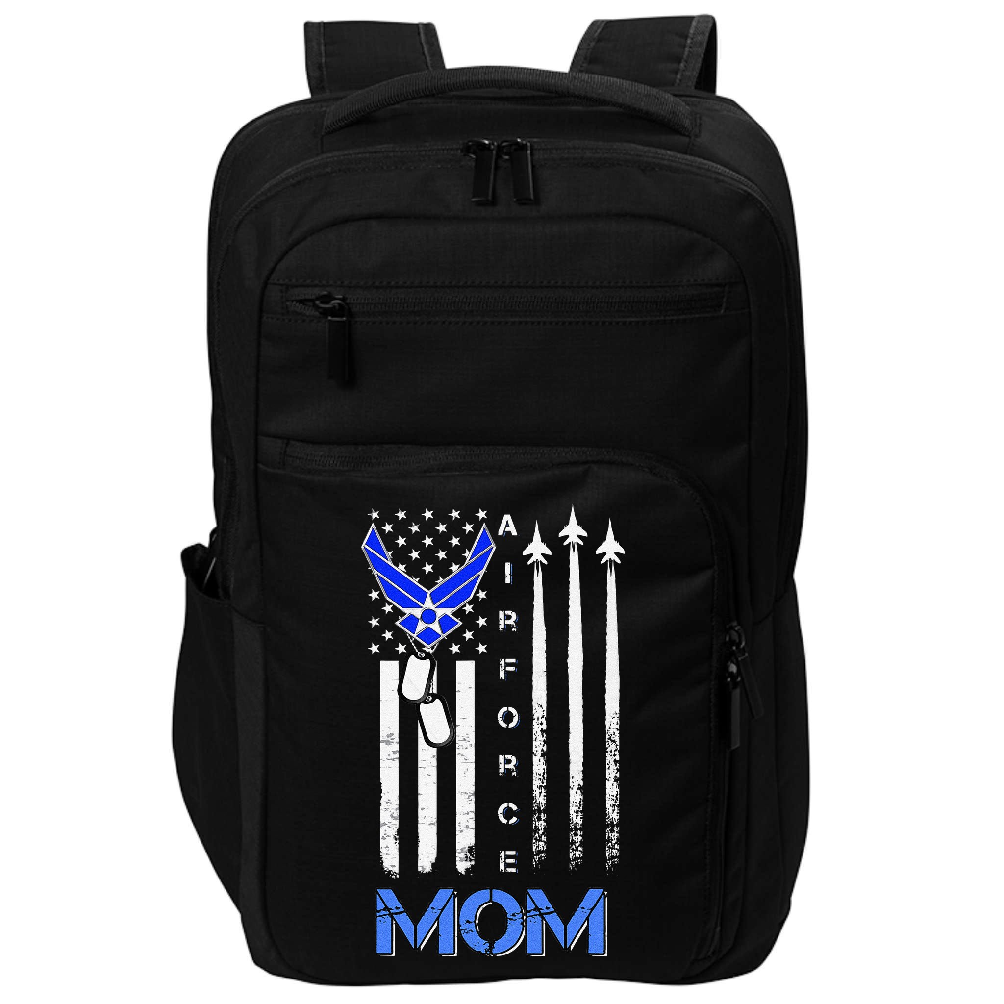Air Force Mom, USAF Mom Tee, Women's Day Gift Veteran Impact Tech Backpack