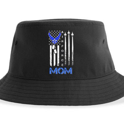Air Force Mom, USAF Mom Tee, Women's Day Gift Veteran Sustainable Bucket Hat
